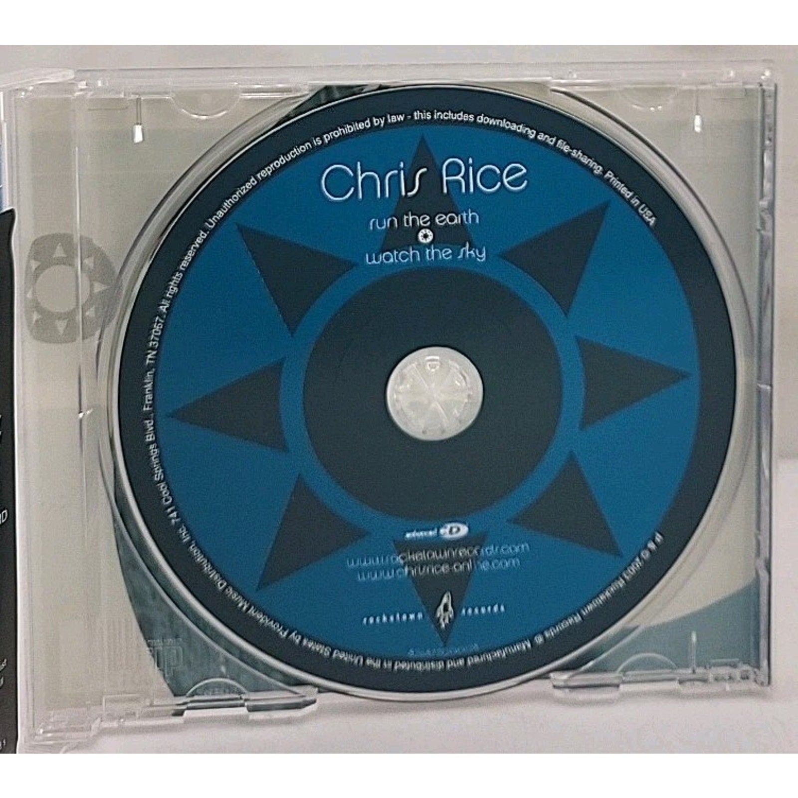 Run the Earth, Watch the Sky by Chris Rice (Composer) (CD, Mar-2003, Rocketown)