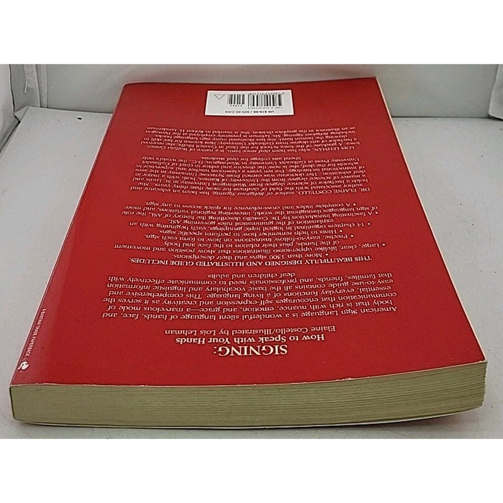 Signing : How to Speak with Your Hands by Elaine Costello (1995, Trade...