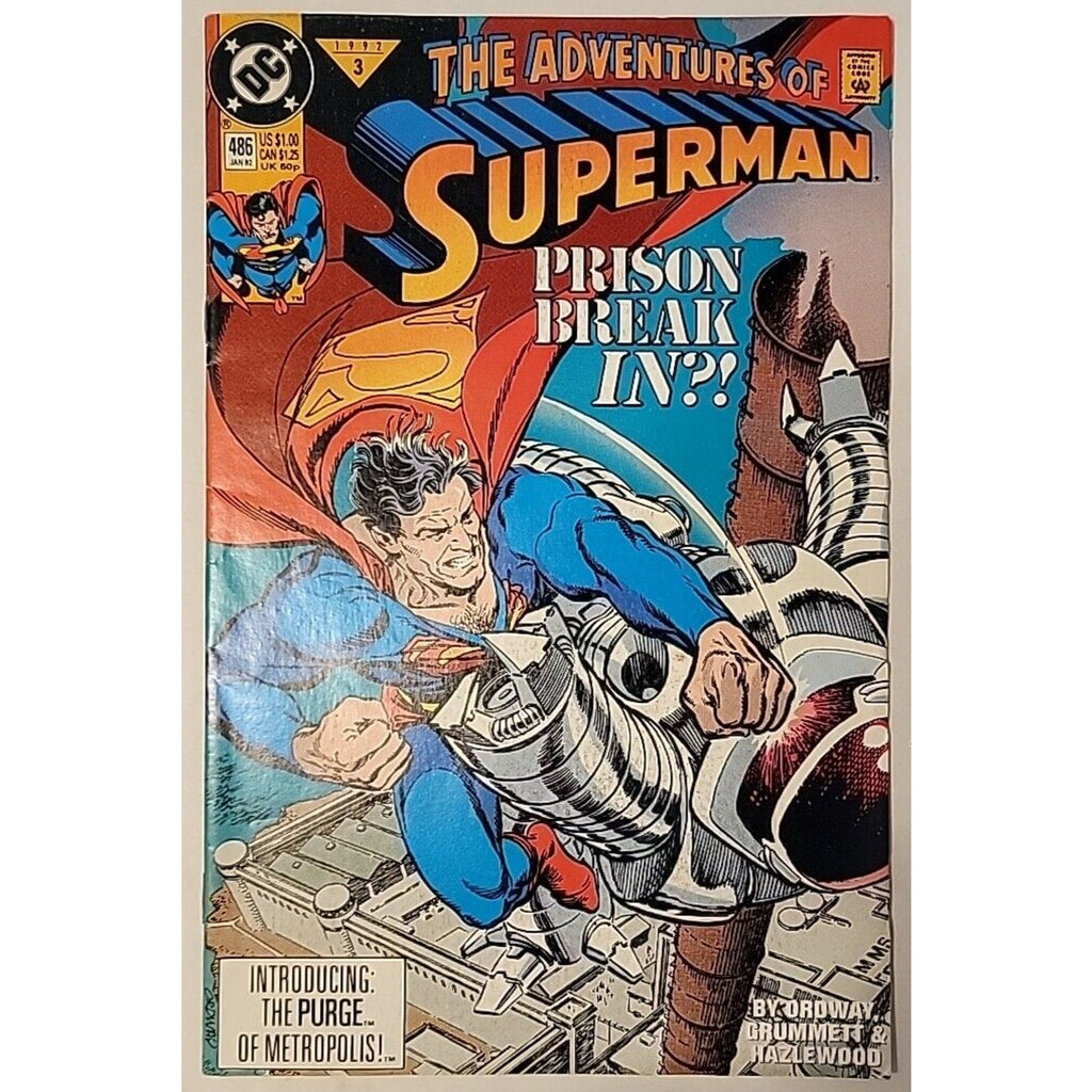 The Adventures of Superman #486 DC Comics 1992