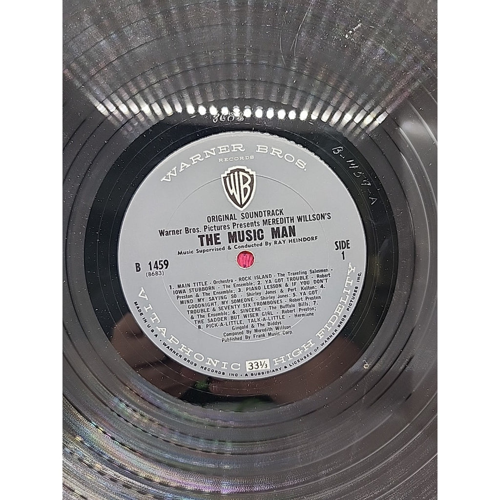 The Music Man: Robert Preston, Shirley Jones Original Soundtrack Recording LP