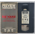 Die Hard ( 1988 ) Rare Vintage Video Store Promo / Preview / Early Screener VHS