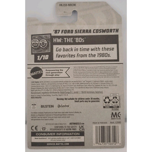2023 Hot Wheels - 87 Ford Sierra Cosworth