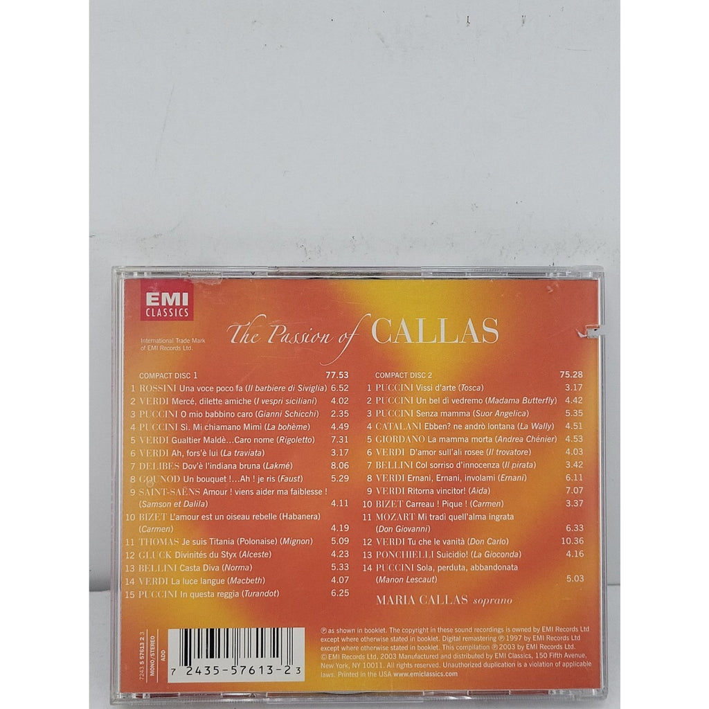 Passion of Callas by Maria Callas (CD, 2004)