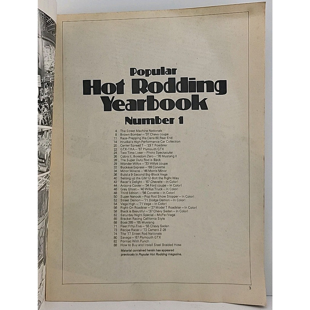 Hot Rodding Yearbook Special Number 1 1977