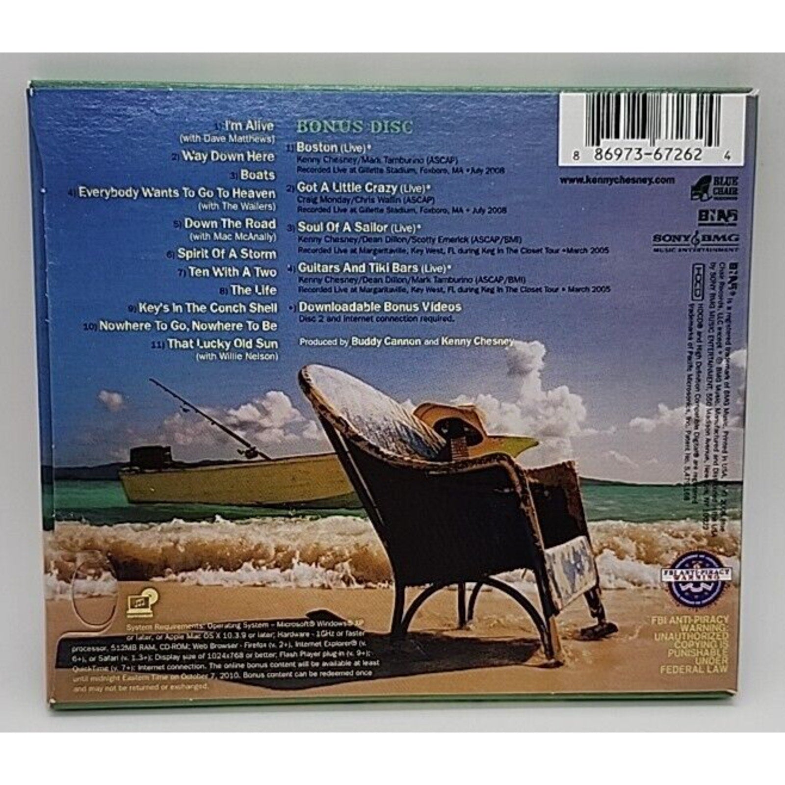 Lucky Old Sun [Deluxe Edition] [Slipcase] by Kenny Chesney (CD)