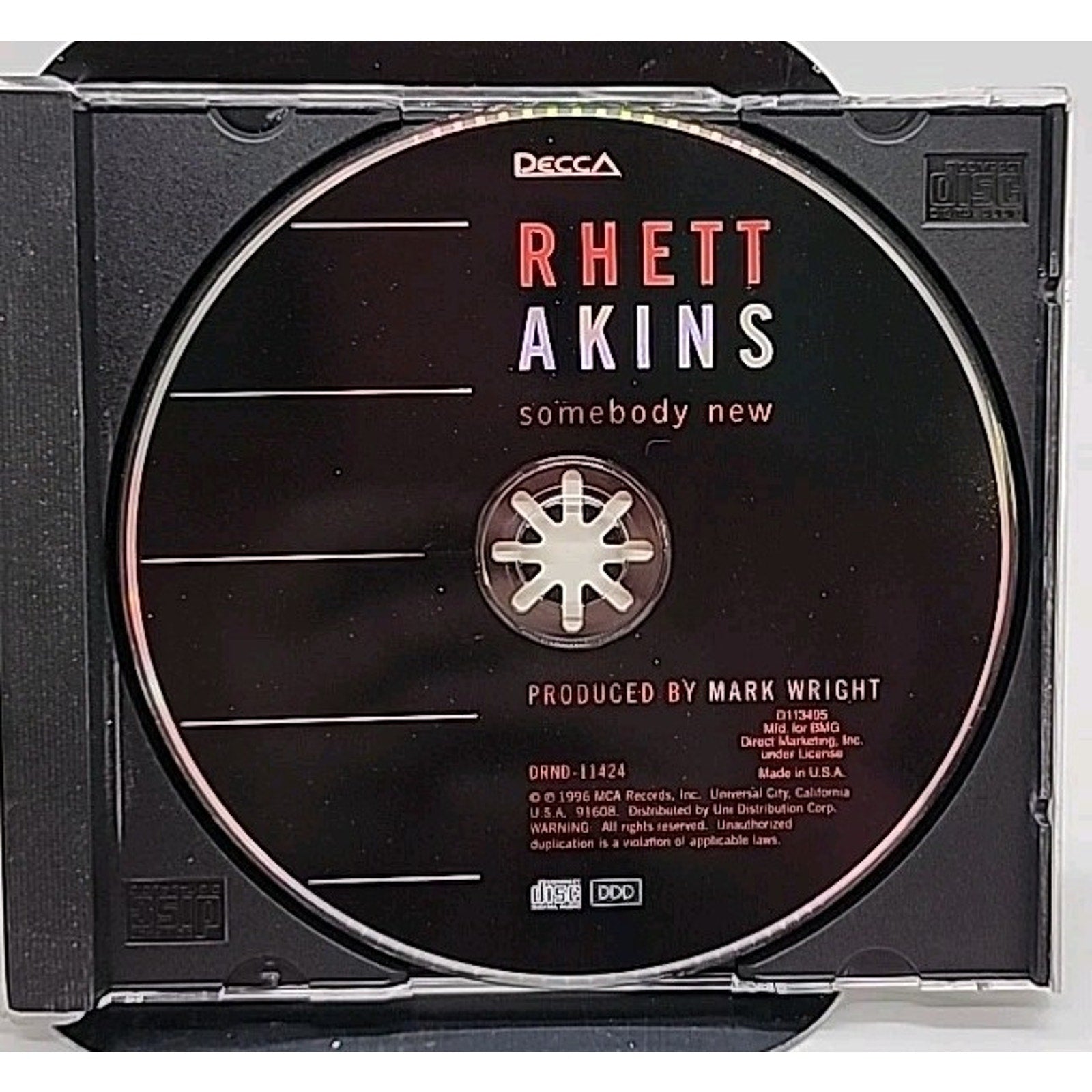 Somebody New by Akins, Rhett (CD, 1996)