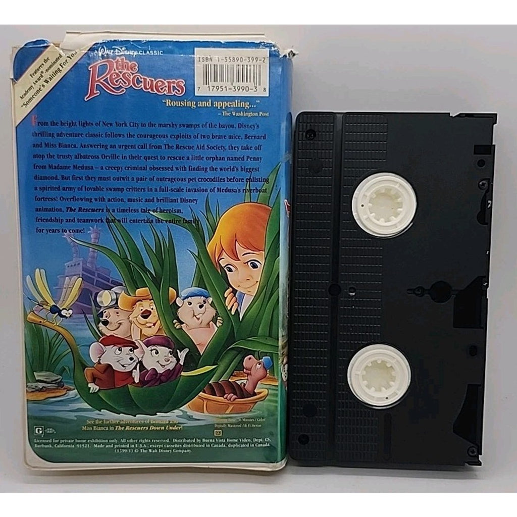 The Rescuers (VHS, 1992)