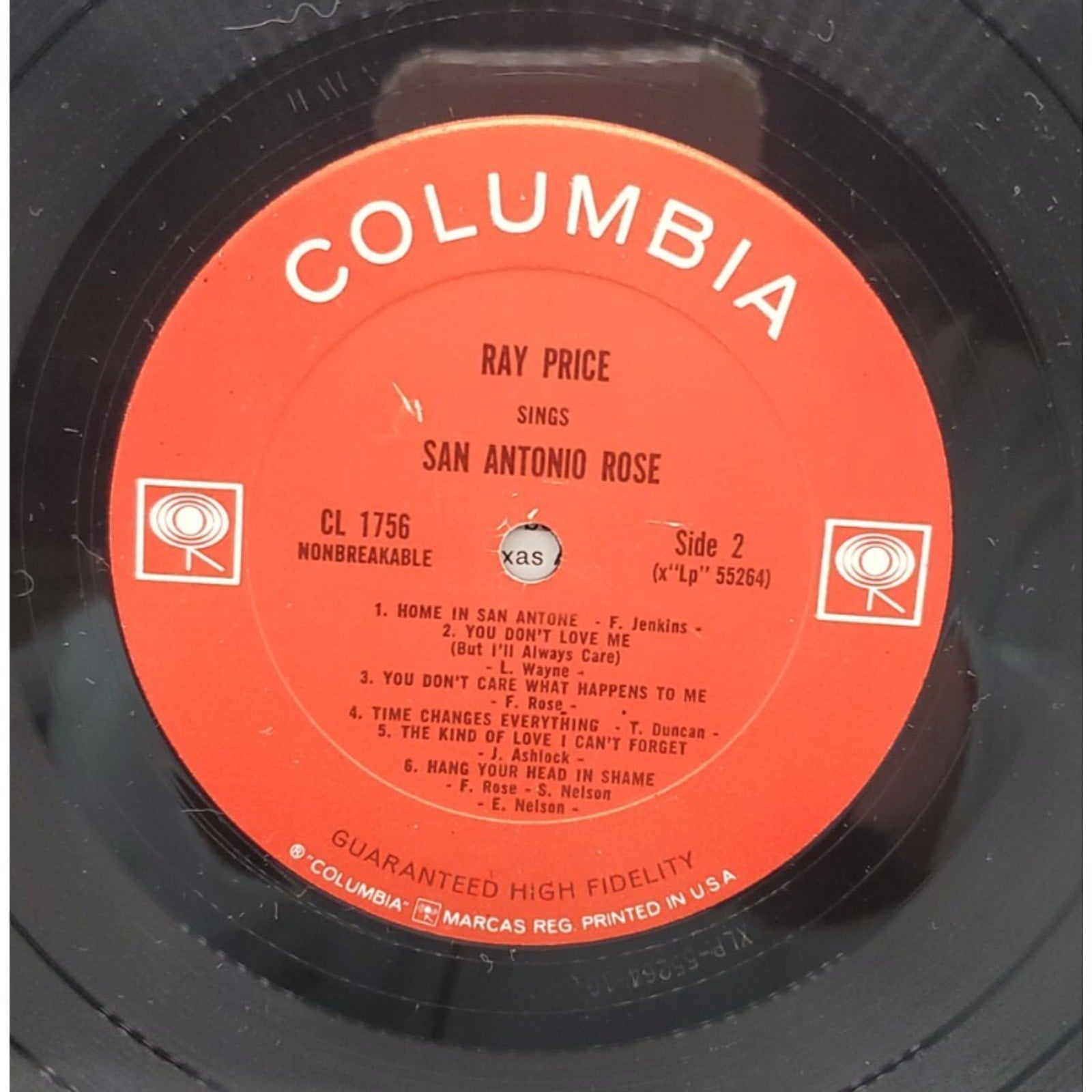 Ray Price - Sings A Tribute To The Great Bob Wills San Antonio Rose (Record)