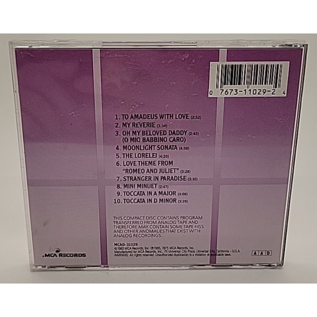 To Amadeus with Love by Roger Williams (Piano) (CD, Sep-2008, MCA)