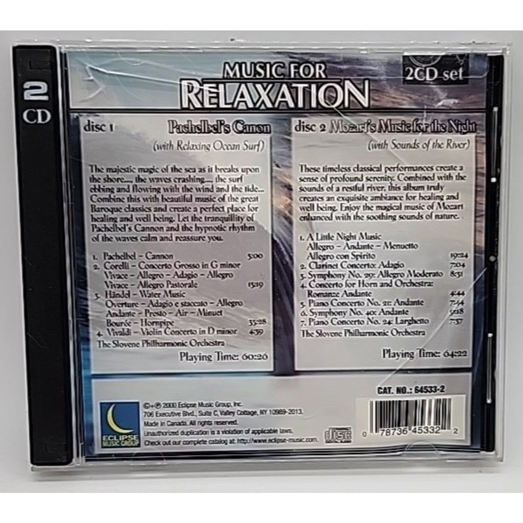 Relaxing Ocean Surf/Sounds of by Music for Relaxation (CD, 2000)