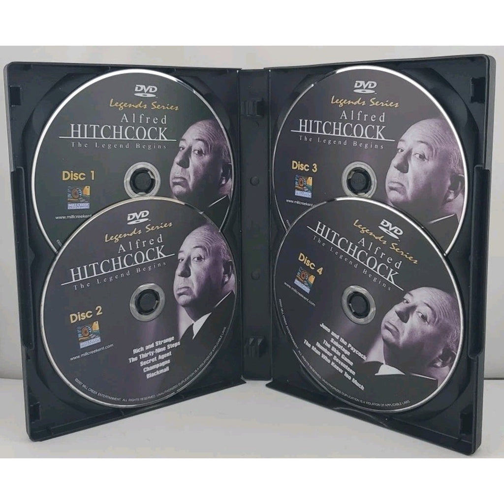 Alfred Hitchcock - The Legend Begins (DVD, 2007, 4-Disc Set)
