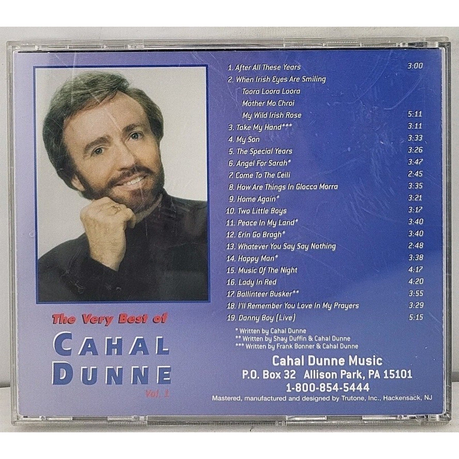 The Very Best Of Cahal Dunne Vol. 1 CD