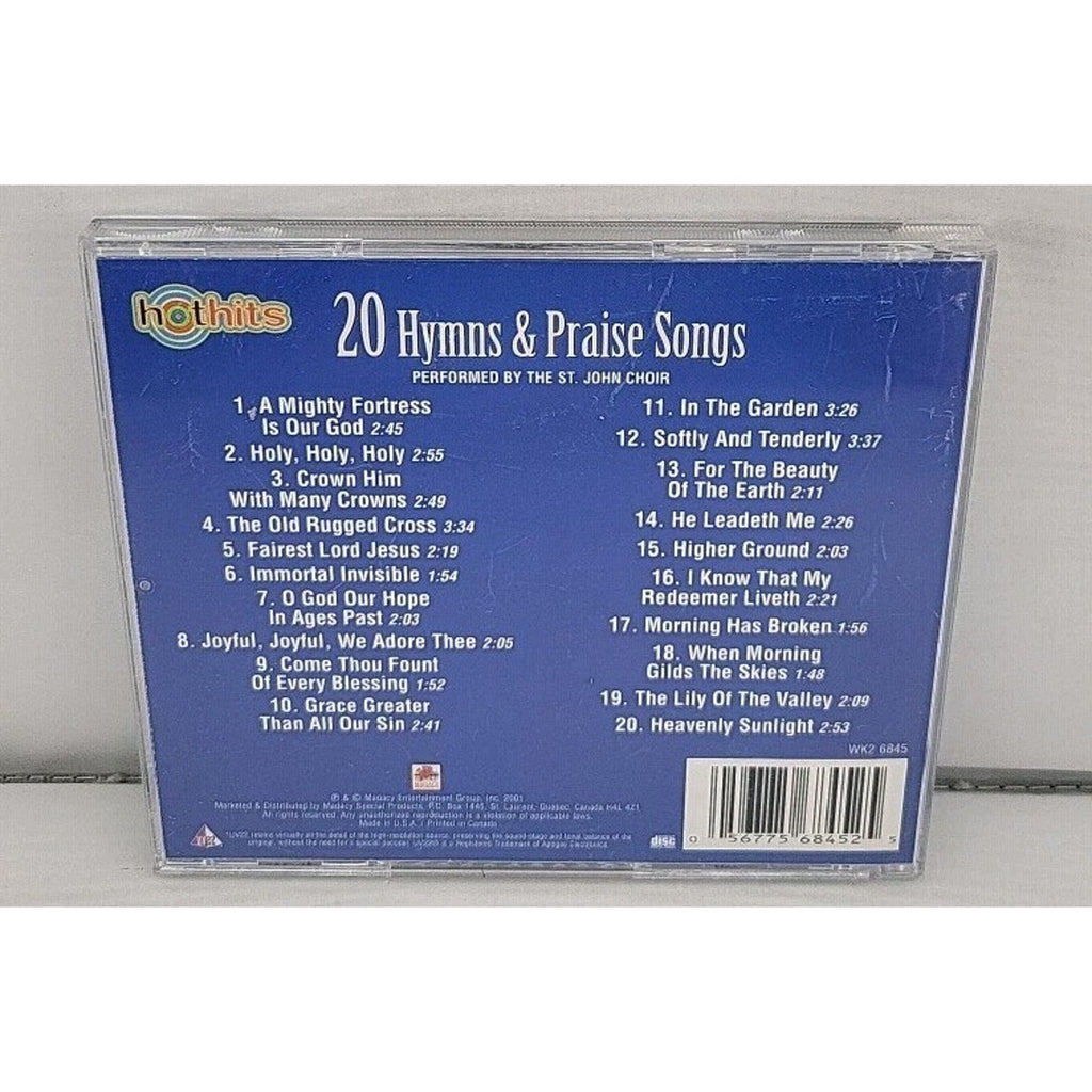 20 Hymns & Praise Songs St. John Choir Audio CD 2001 Madacy