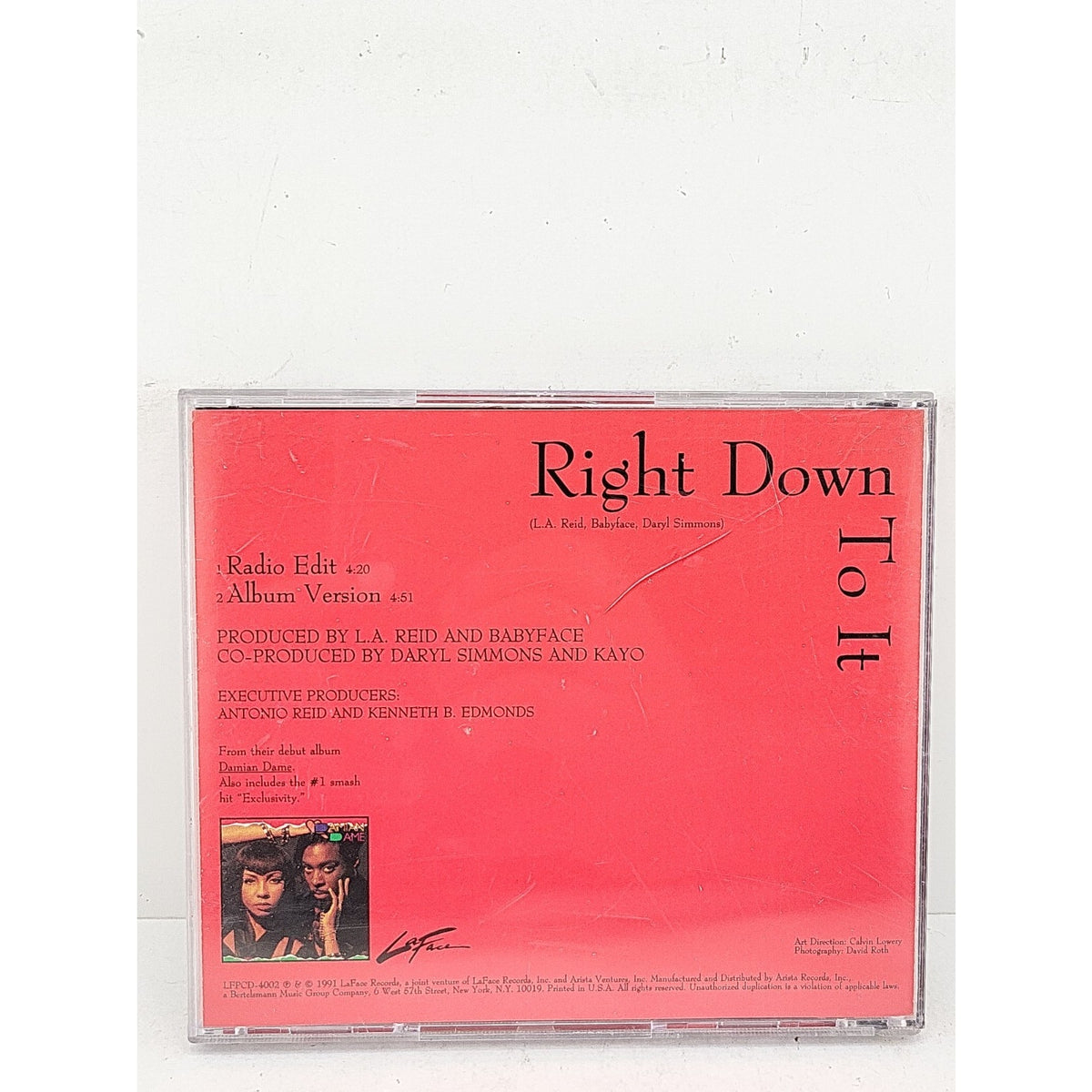Damian Dame Right Down To It CD