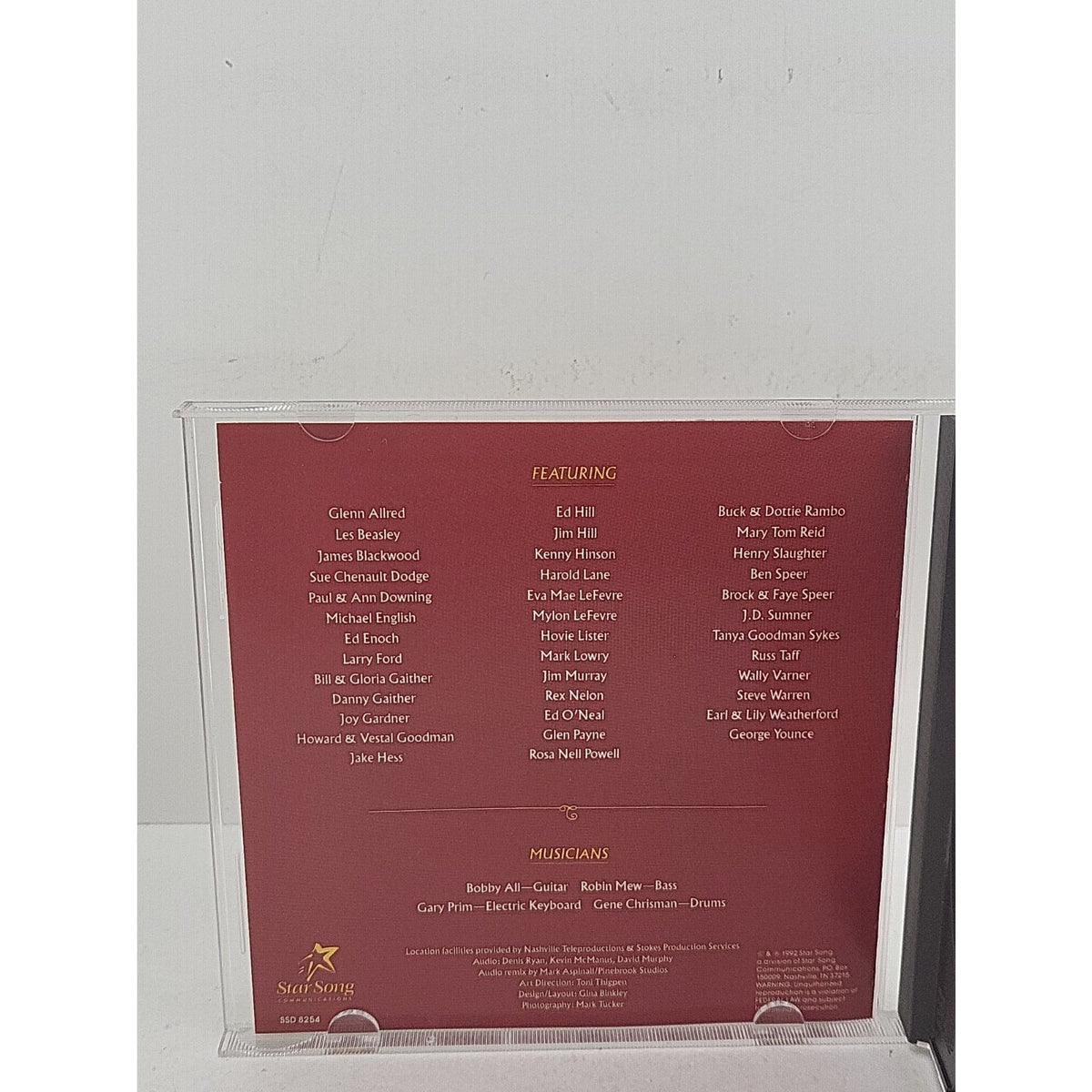 Bill & Gloria Gaither Reunion a Gospel Homecoming Celebration CD