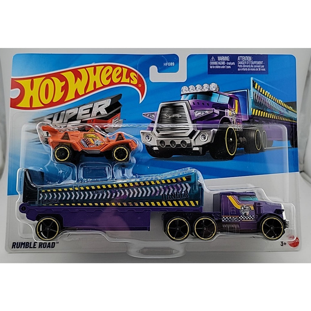 Hot Wheels Super Rigs Rumble Road Diecast Car
