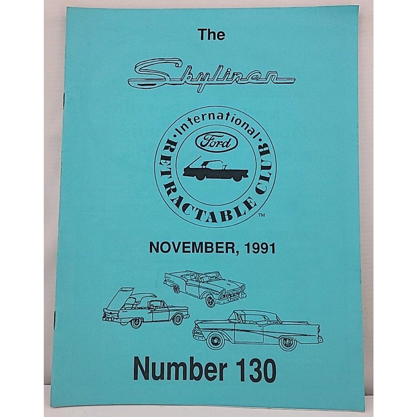 The Skyliner - International Retractable Club - November 1991 Number 130