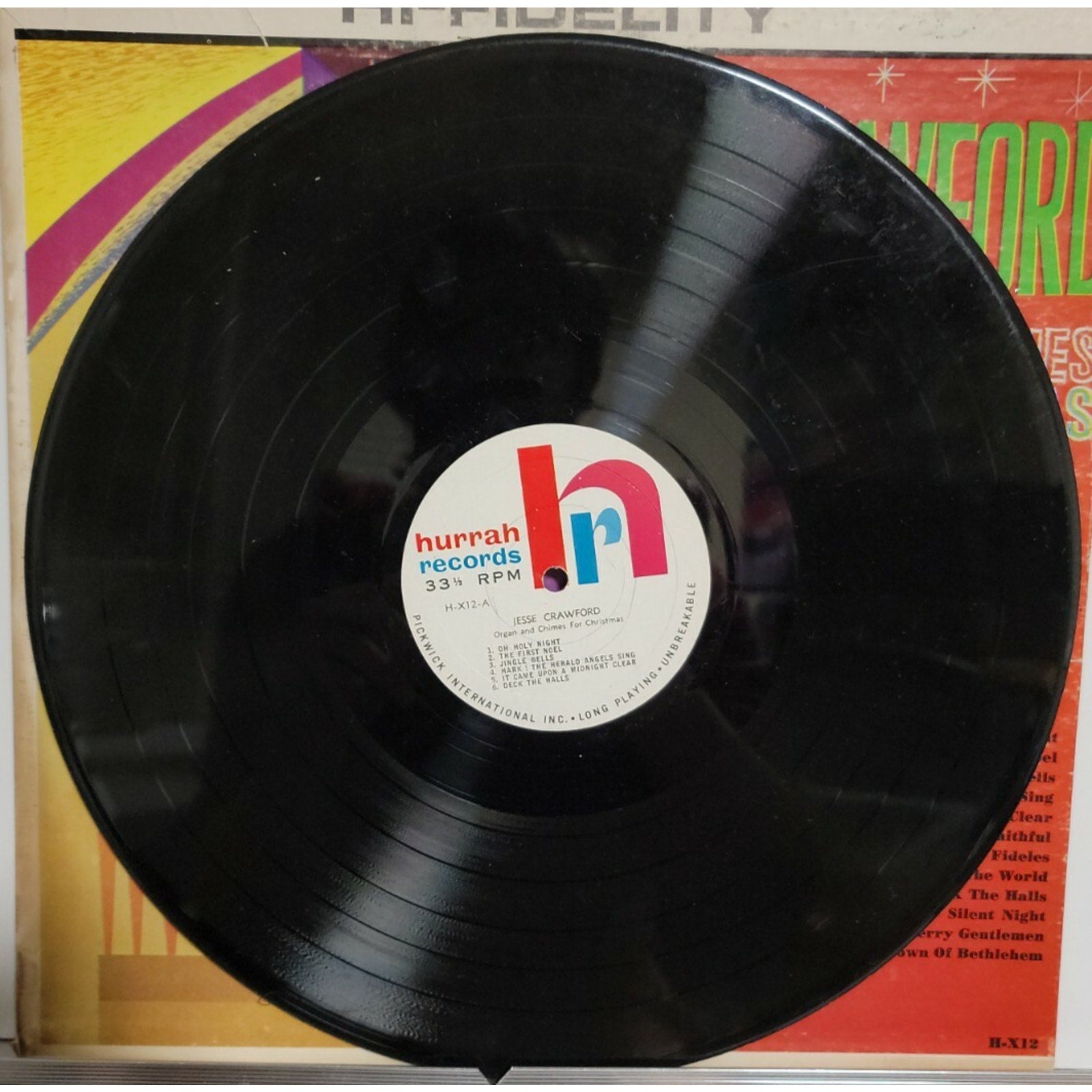Jesse Crawford – Jesse Crawford Plays Organ And Chimes For Christmas (Vinyl)