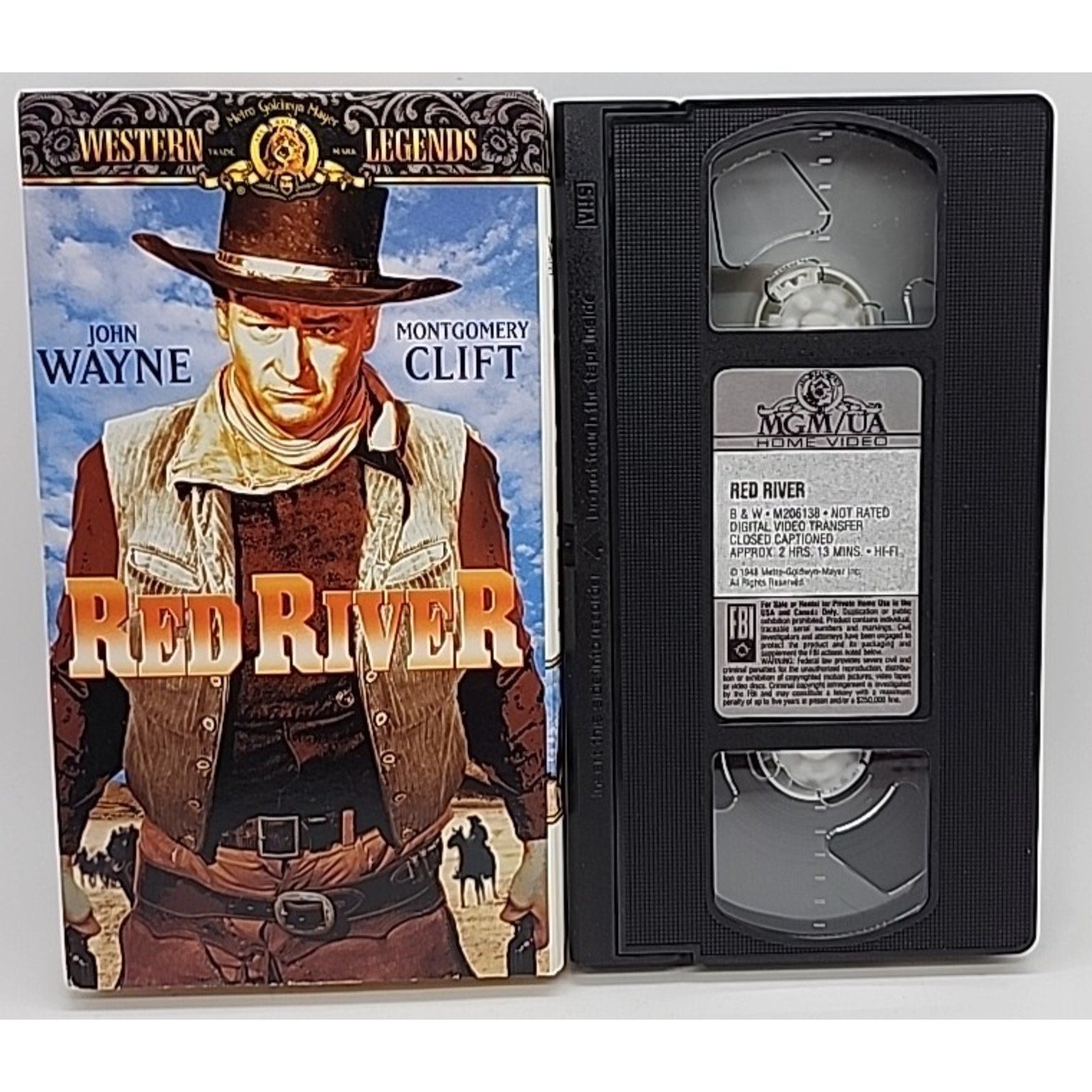 Red River (VHS, 1997, Western Legends) Sticker Label