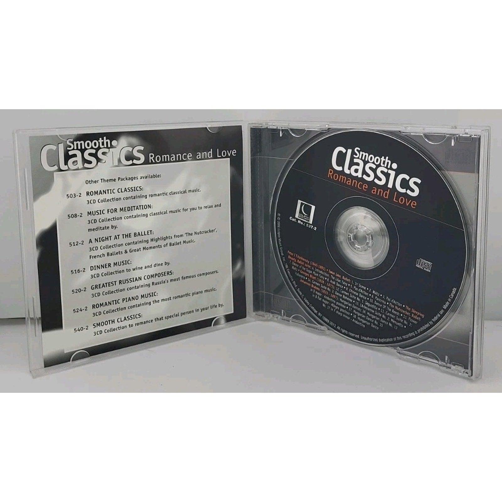 Smooth Classics: Romance & Love by Various (CD, 2001)