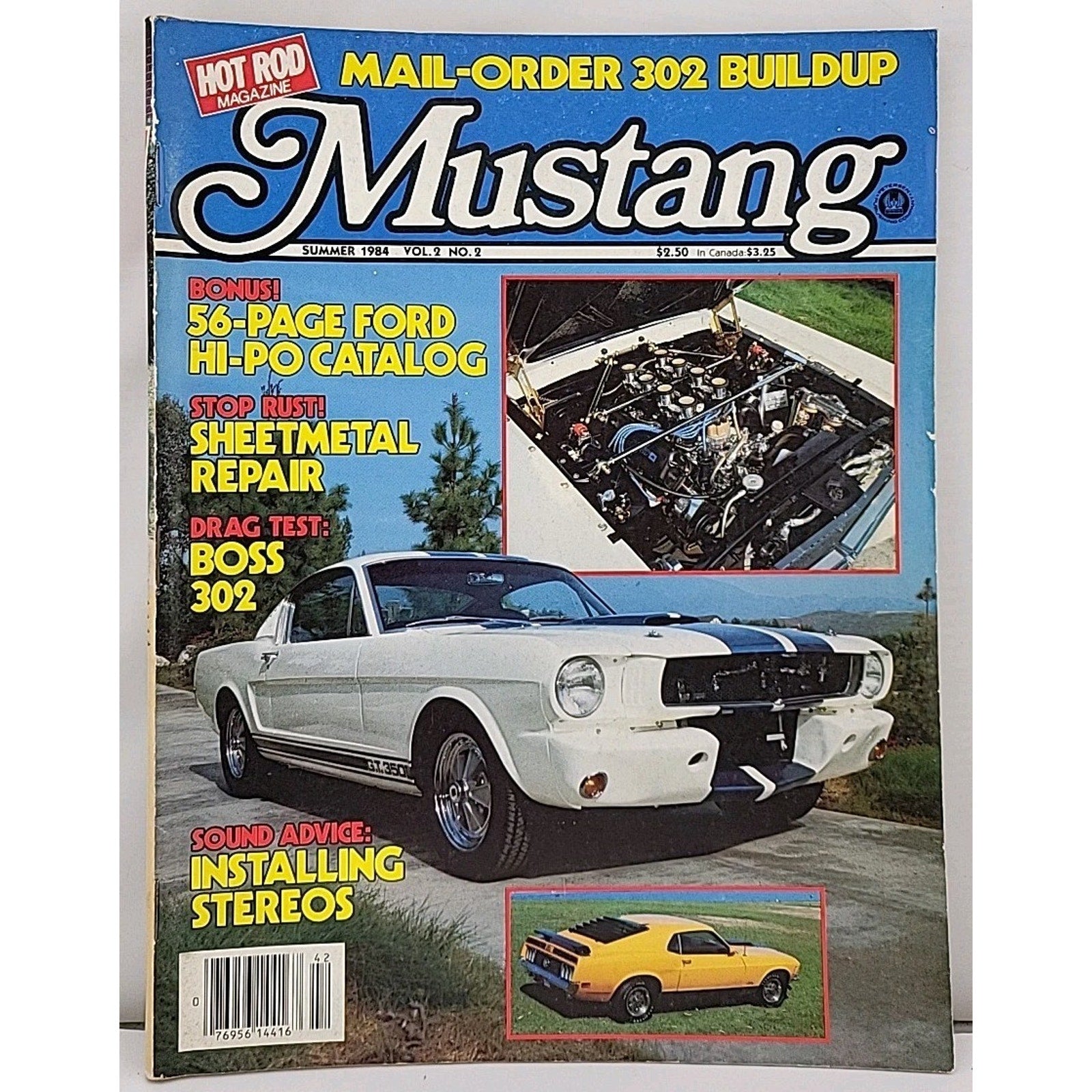 Hot Rod Magazine Mustang Summer 1984 Vol. 2 No. 2