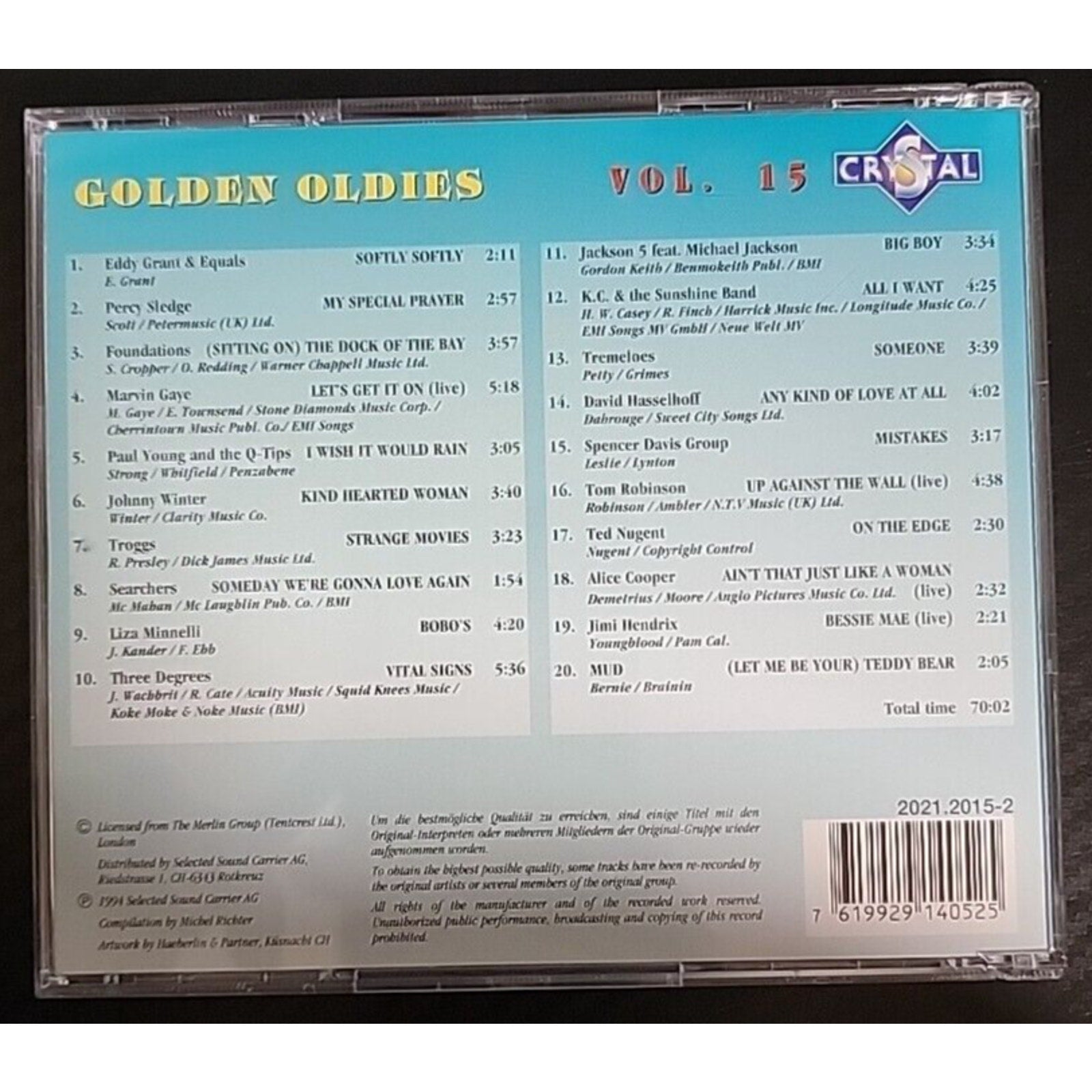 Golden Oldies Volume 15 (CD)