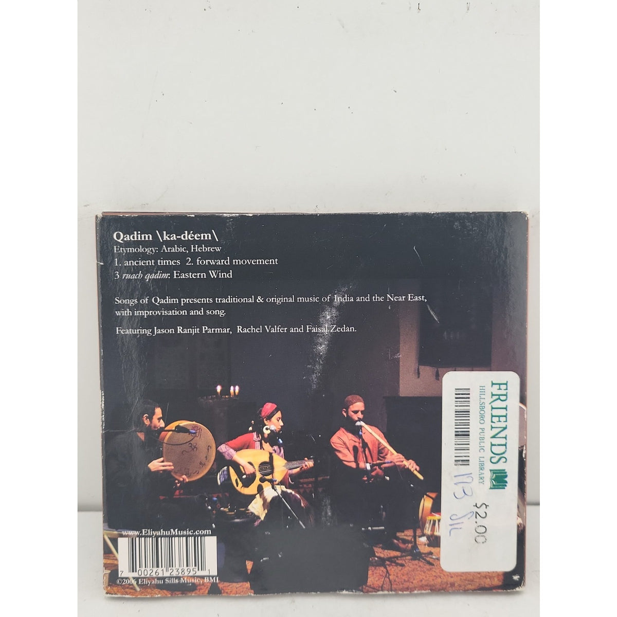 Songs of Qadim by Eliyahu Sills (CD, 2006)