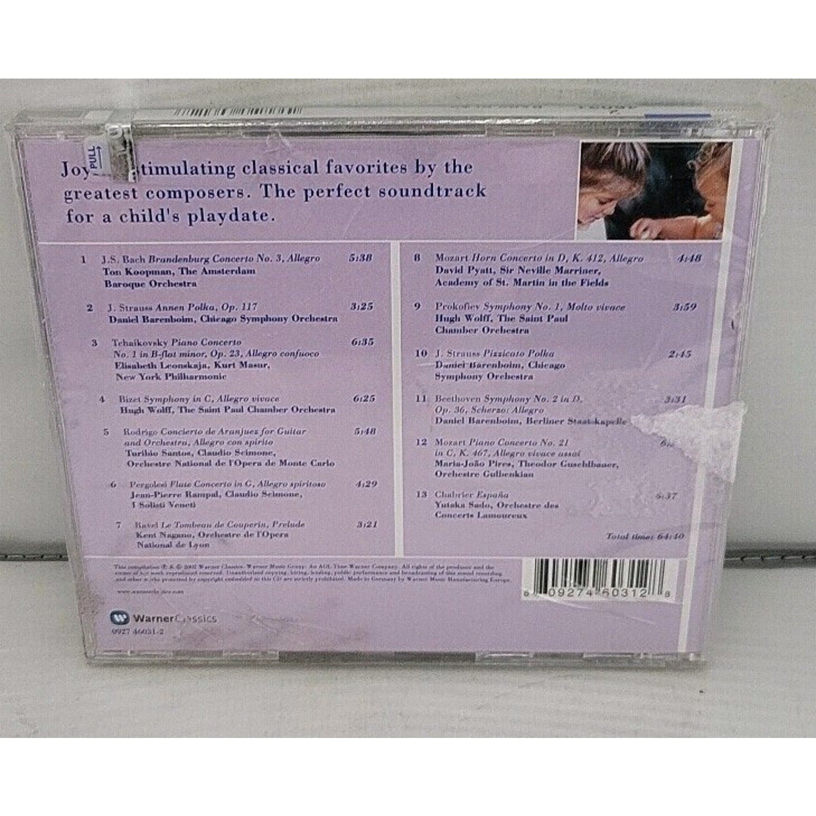 Baby Play: Classical Favorites for Toddler's by Various (CD, 2002) *Brand New*