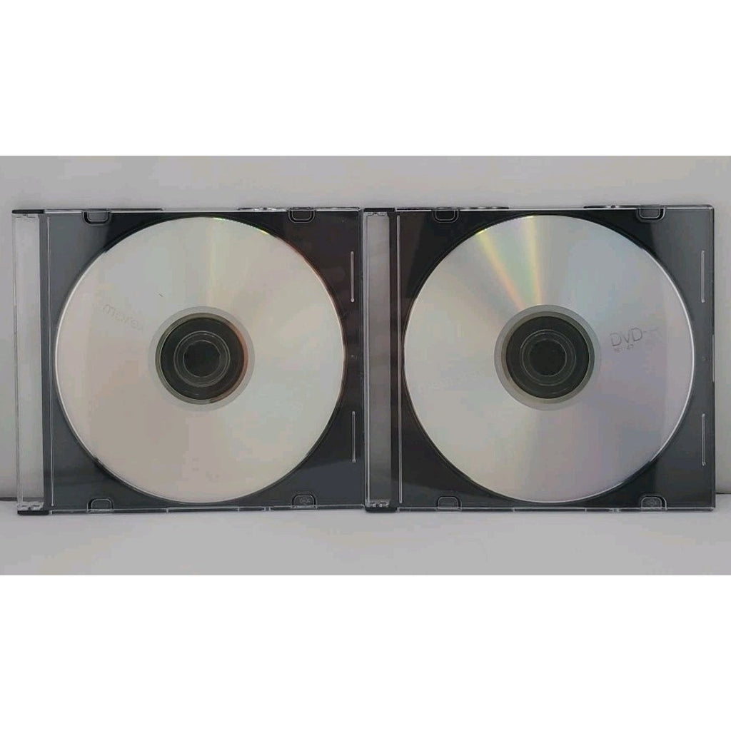 Memorex DVD+R 10 Pack - 16X, 4.7GB, 120 mins Individual Jewel Cases Open Box
