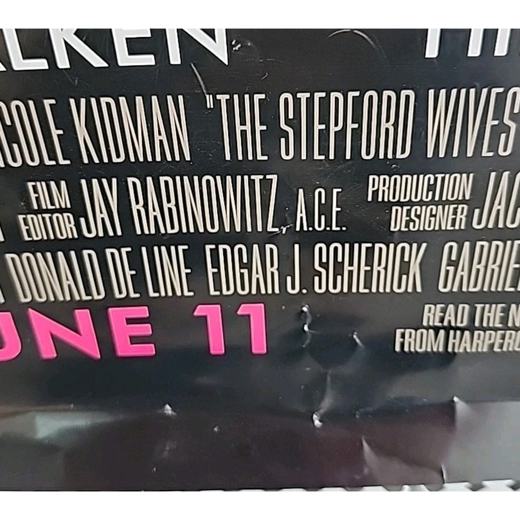 The Stepford Wives Movie Poster 2 Sided Original Final 27x40 Nicole Kidman*Torn*