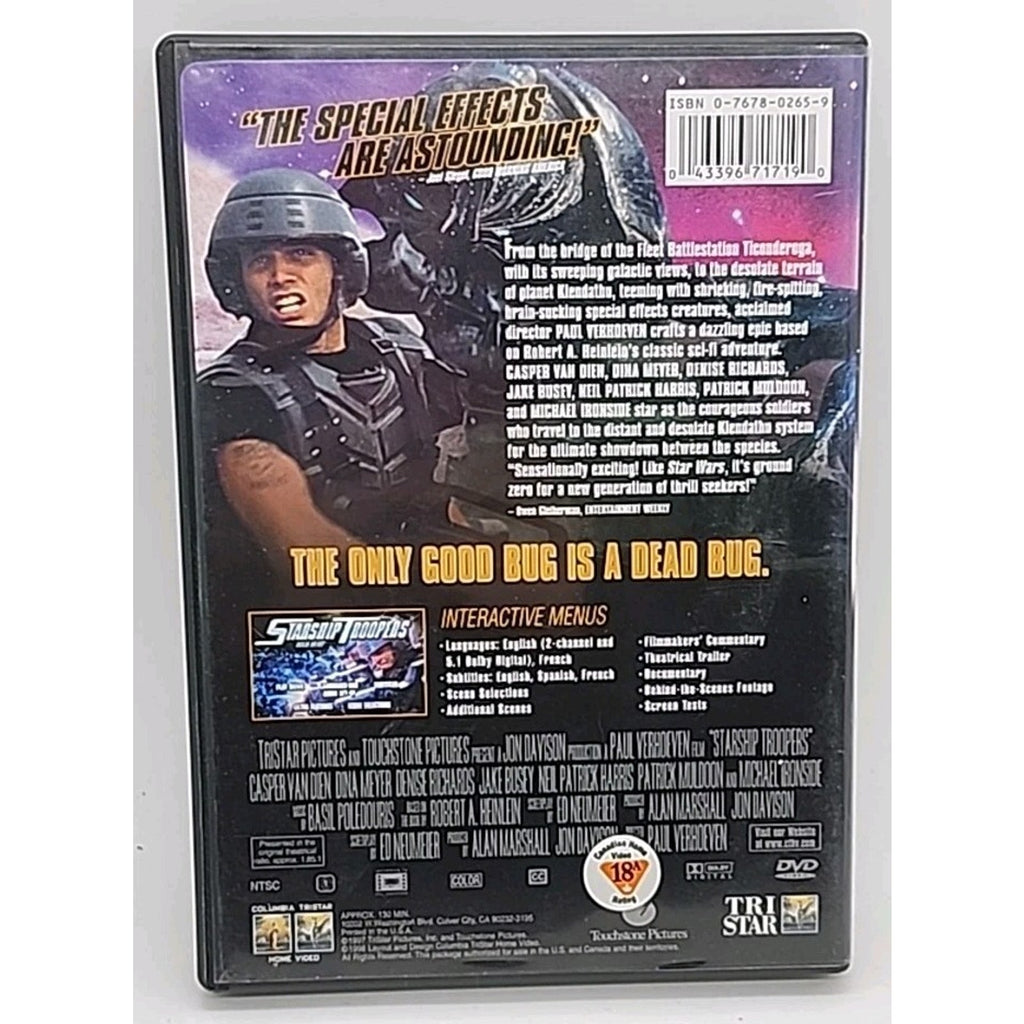 Starship Troopers (DVD, 1997)