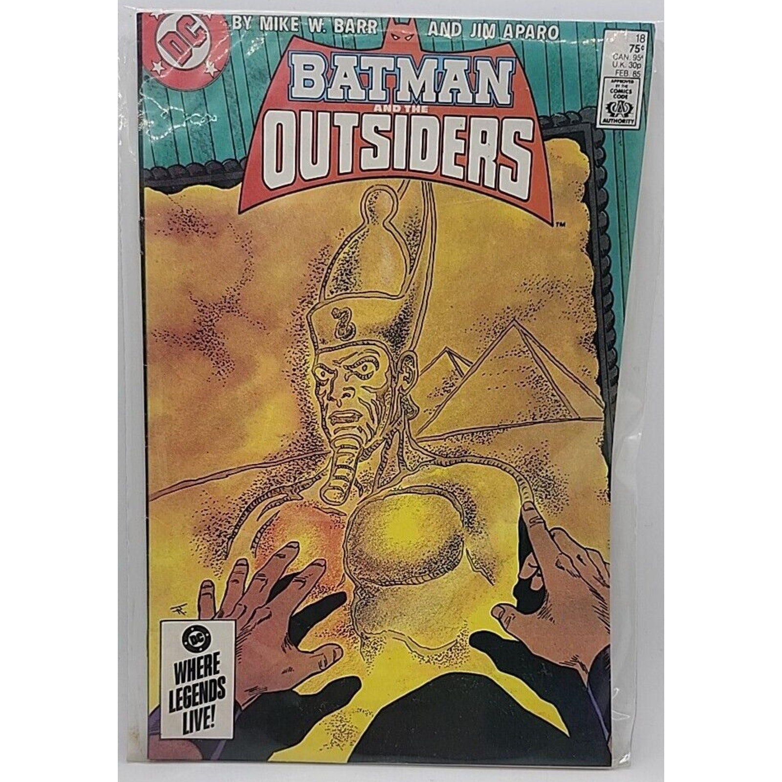 Batman and the Outsiders #18 1985 DC Comics