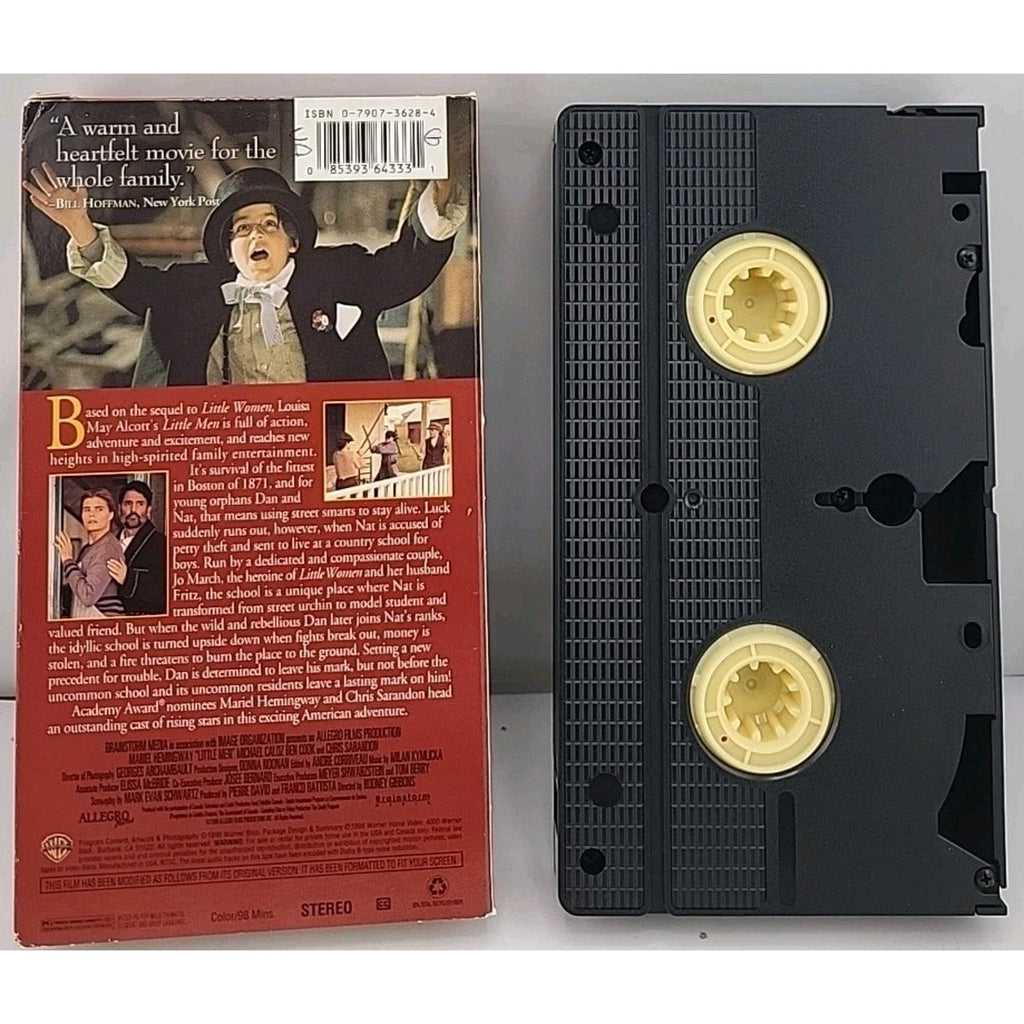 Little Men (VHS 1998) Mariel Hemingway, Chris Sarandon, Louisa May Alcott's