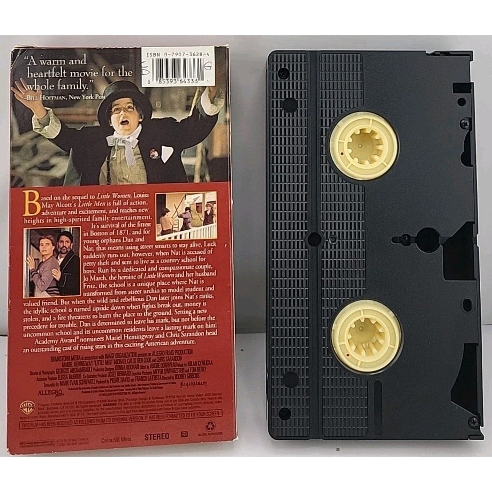 Little Men (VHS 1998) Mariel Hemingway, Chris Sarandon, Louisa May Alcott's
