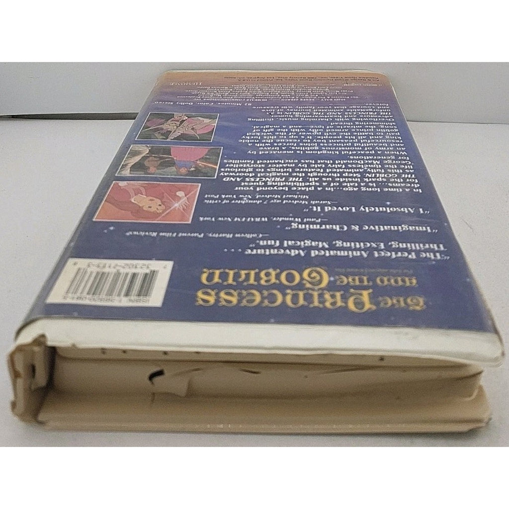 The Princess and the Goblin Animated Clamshell VHS Video Tape 1994 Movie