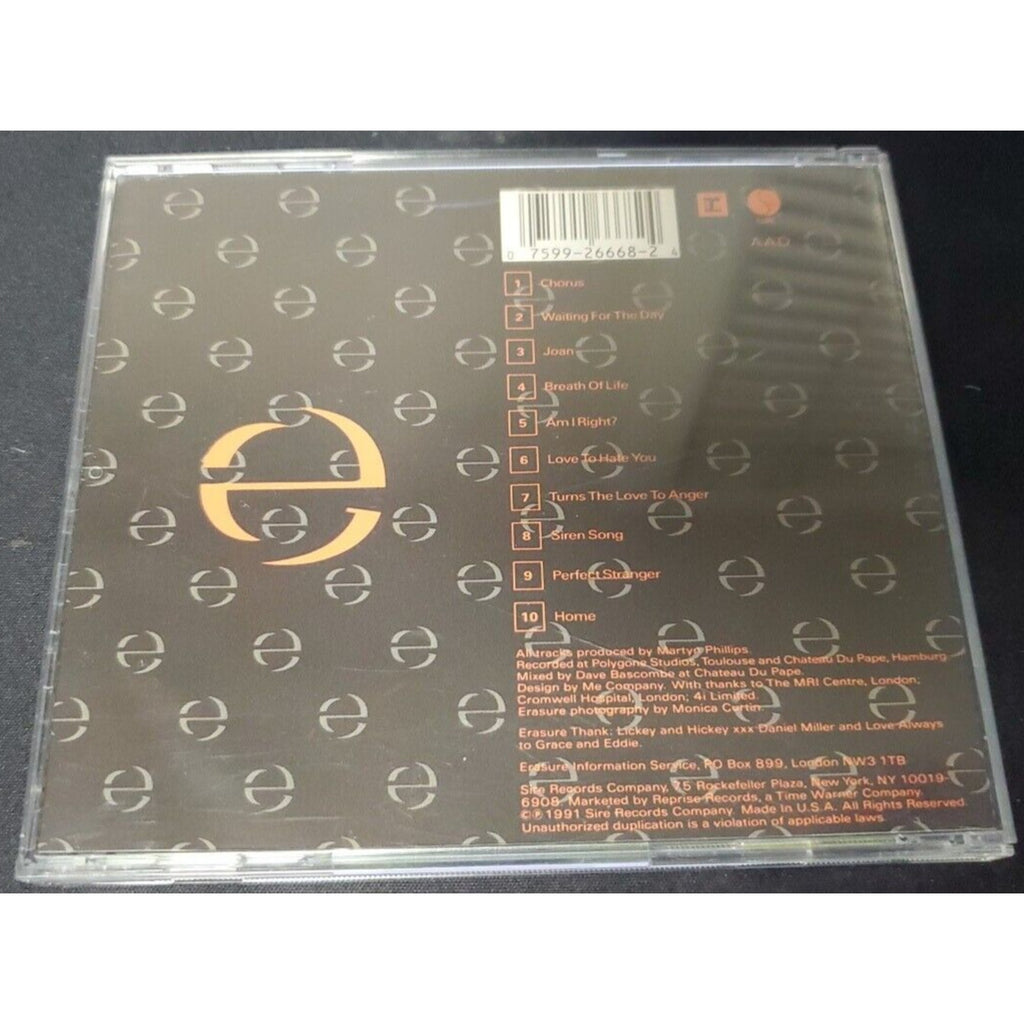 Chorus by Erasure (CD, Oct-1991, Reprise)