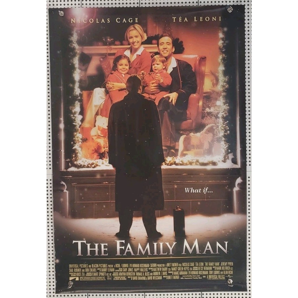 The Family Man - Original DS Movie Poster D/S 27x40 - 2000 Nic Cage