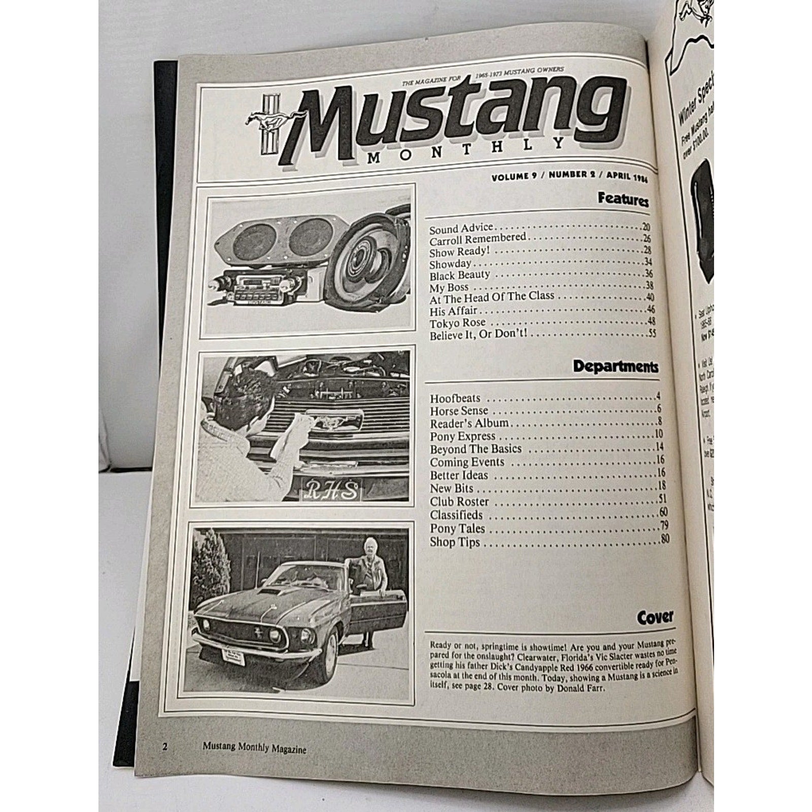 Mustang Monthly Magazine - April 1986 - Volume 9 Number 2