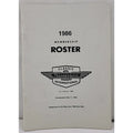 The Classic Thunderbird Membership Roster 1986