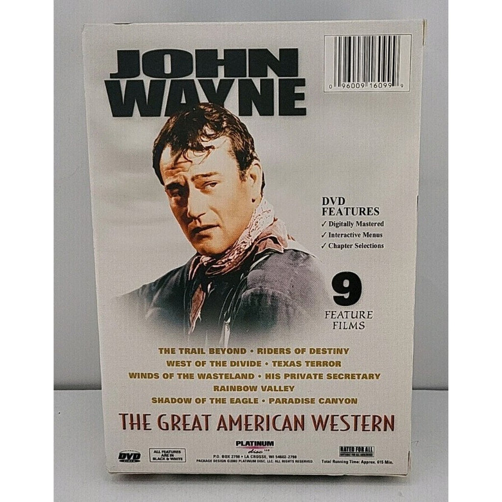 John Wayne - The Great American Western (DVD, 2003, 9 Feature Films)