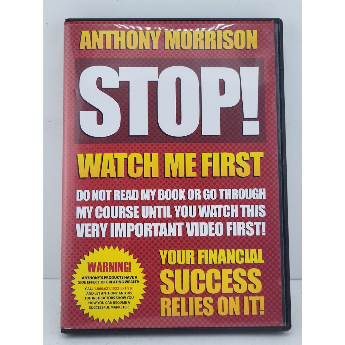 Anthony Morrison Stop! Watch Me First DVD