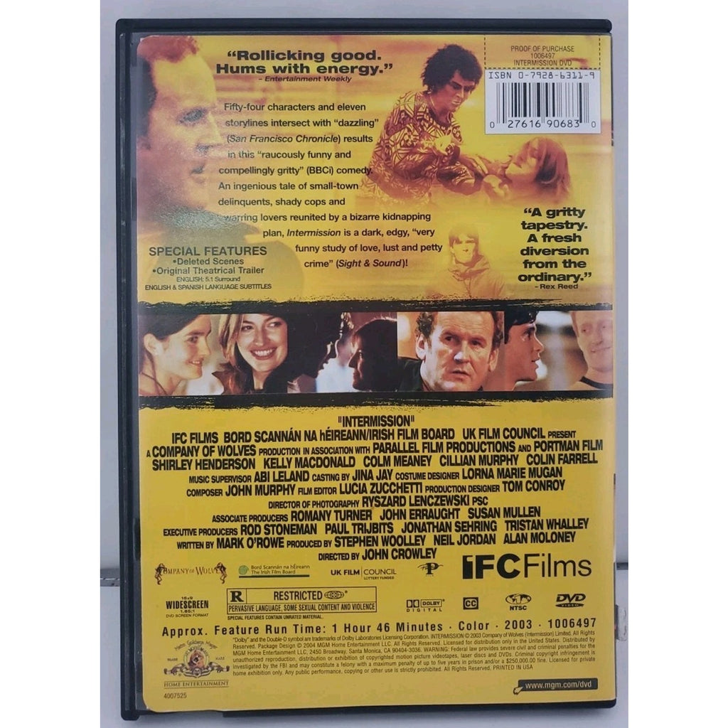 Intermission (DVD, 2004)