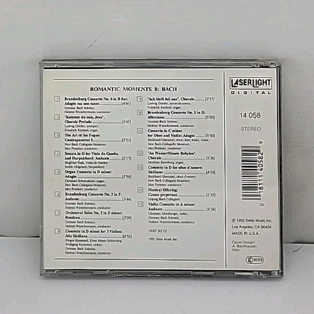 Vol. 8-Bach by Bach / Pommer / German Bach Soloists (CD, 1993)