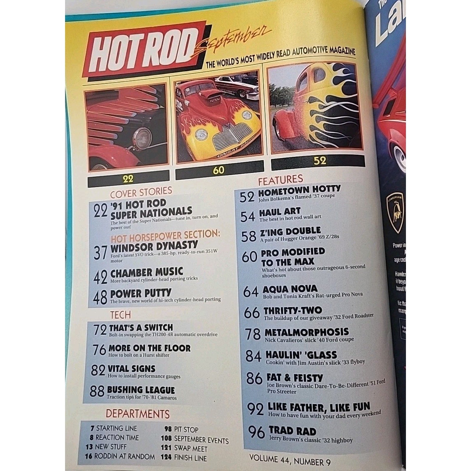 Hot Rod Magazine September 1991