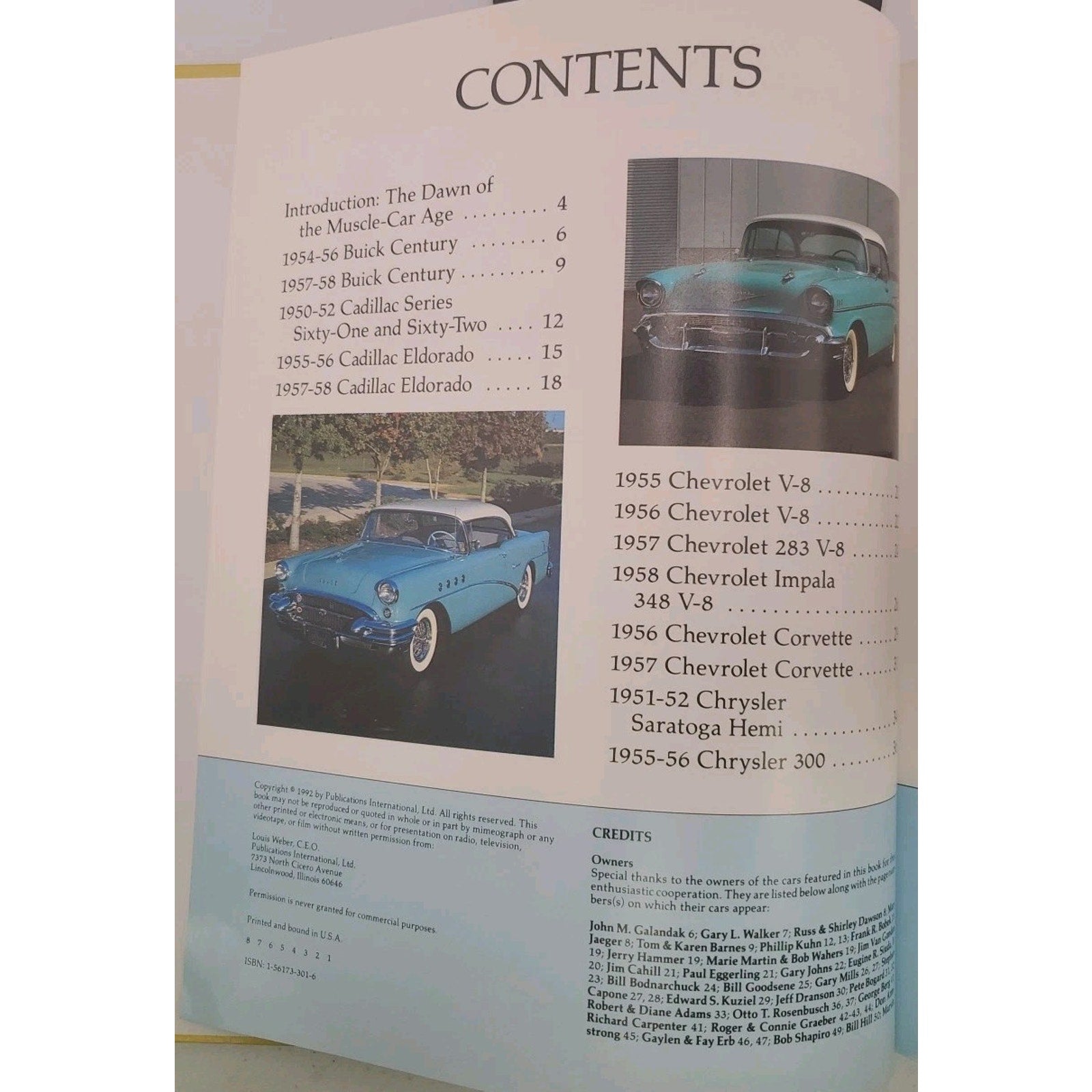 Muscle Cars of the '50s by Consumer Guide Editors (Hardcover)