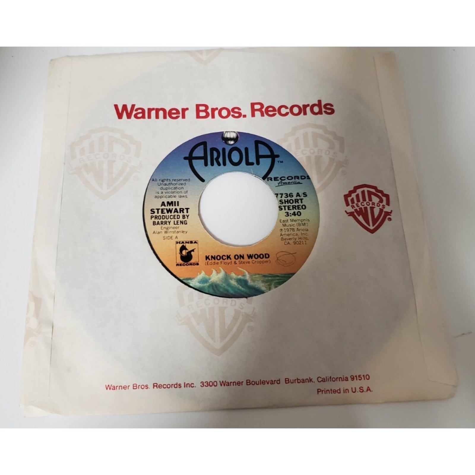 Amii Stewart - When You Are Beautiful - 45RPM Record - Singles