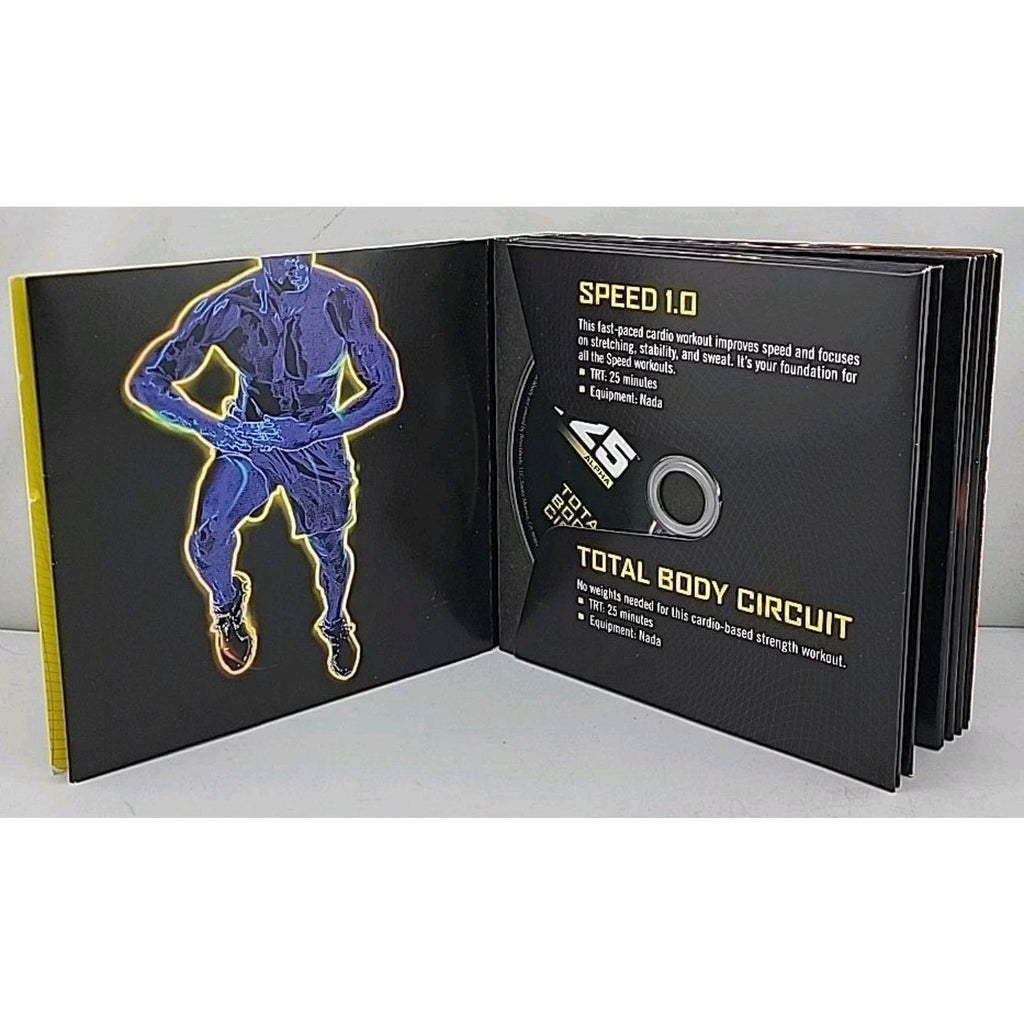 Beachbody Focus T25 Alpha CD Set Workout Nutrition Guide *Missing 1 Disc*