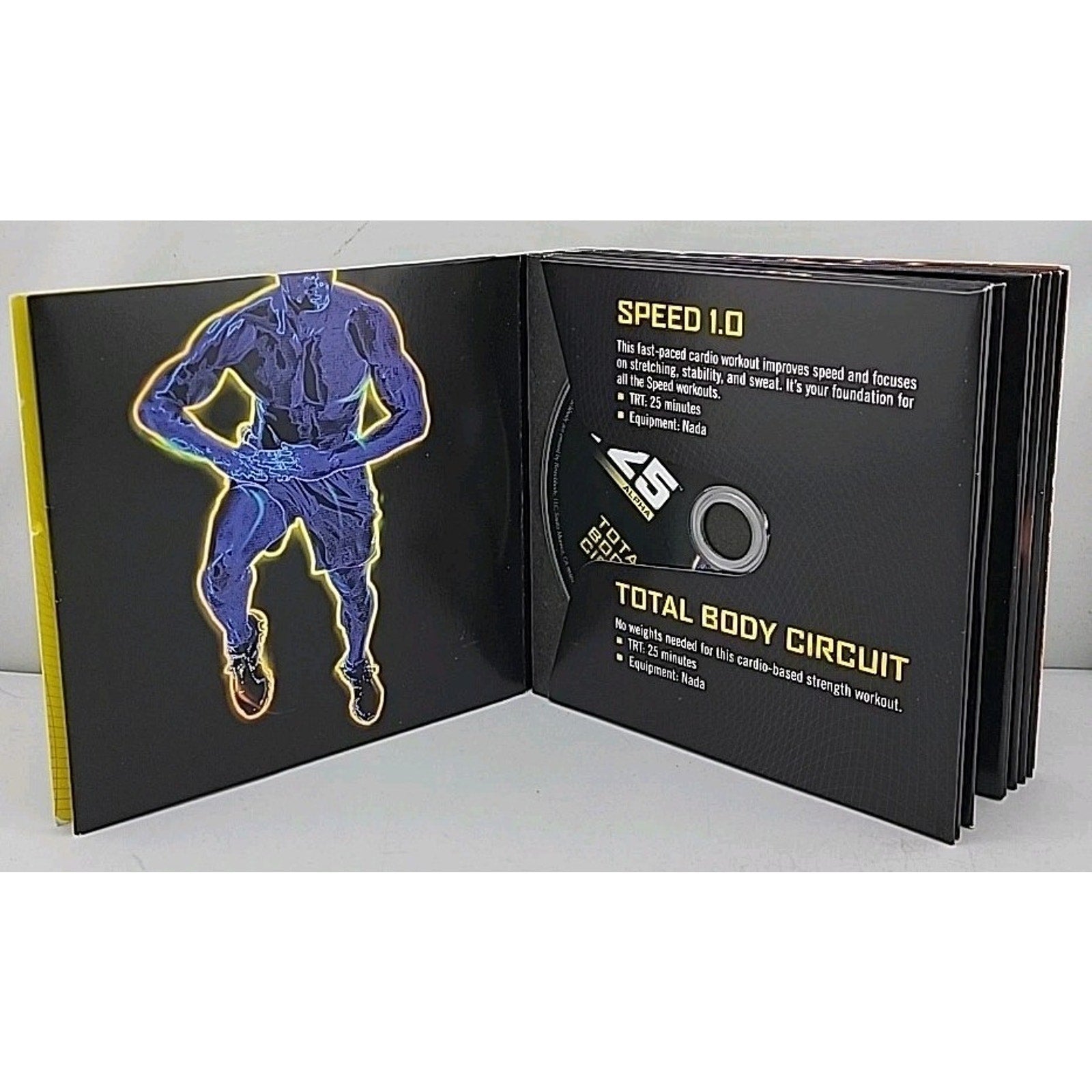 Beachbody Focus T25 Alpha CD Set Workout Nutrition Guide *Missing 1 Disc*