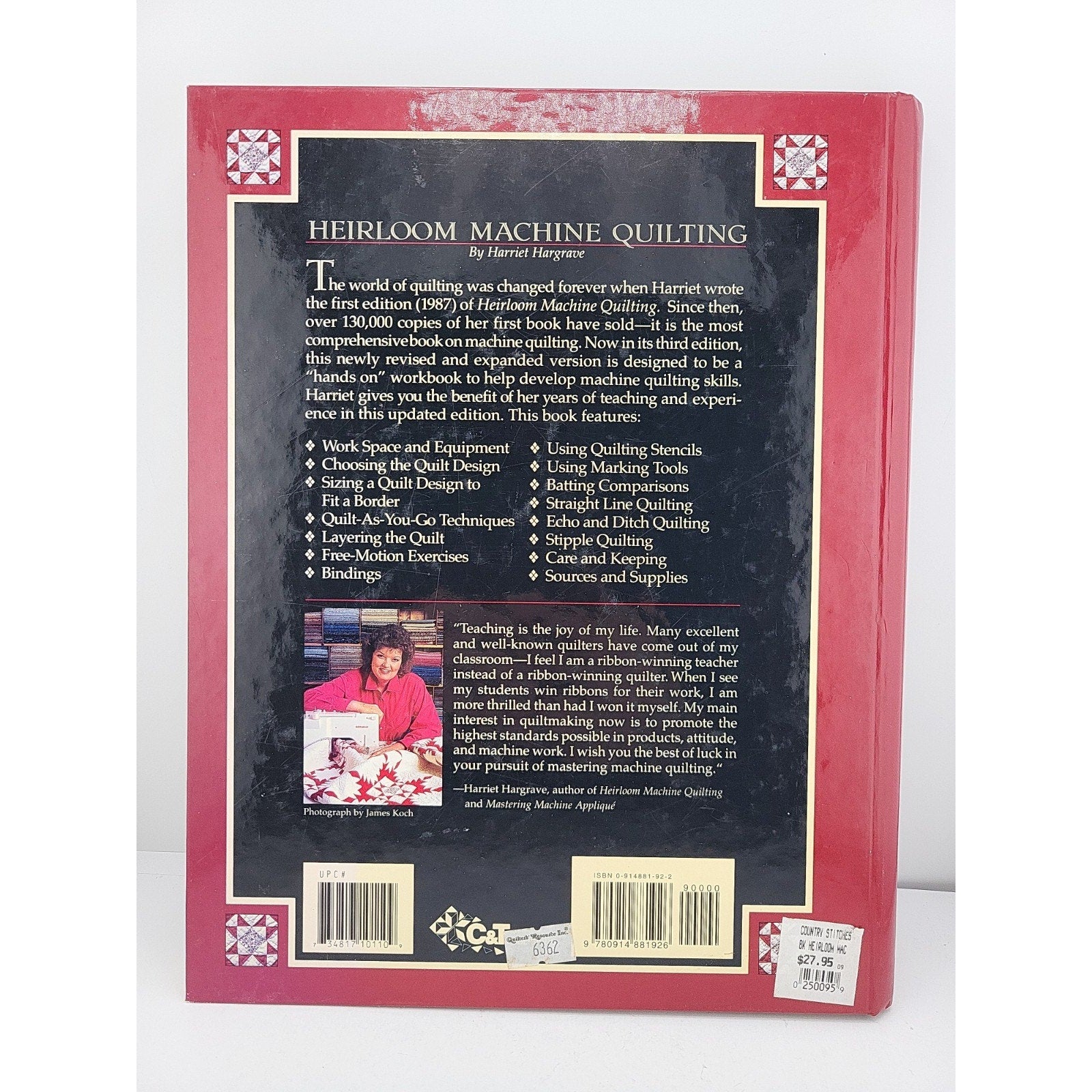 Heirloom Machine Quilting : A Comprehensive Guide to Hand-Quilted Effects Using