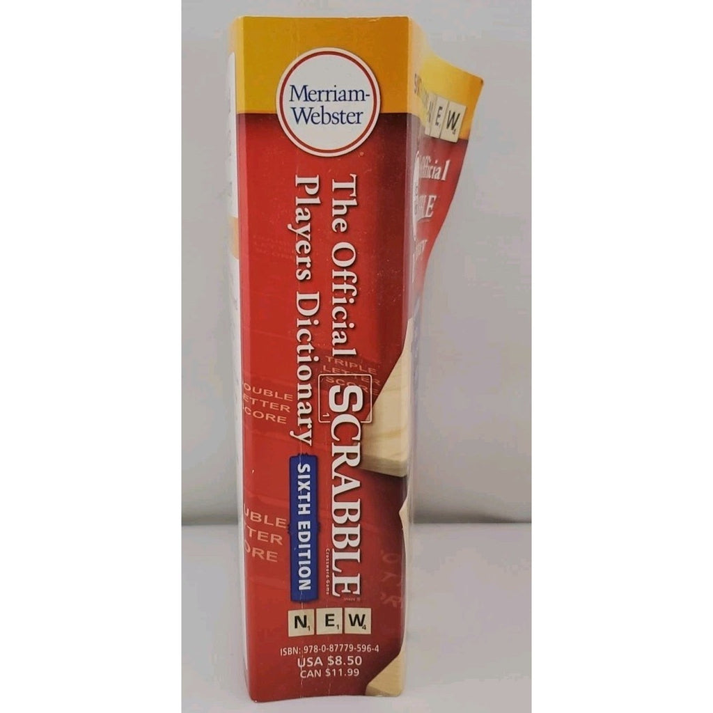 Official SCRABBLE Players Dictionary by Merriam-Webster (2018, Mass Market)